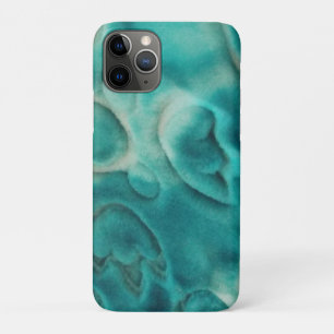 A swirling pattern in teal and light beige Case-Mate iPhone case