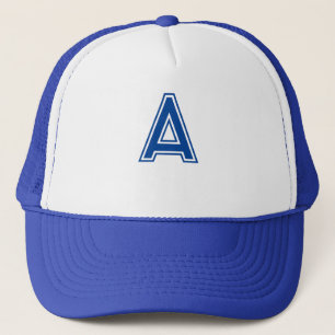"A" symbol - Logo Initial Monogram Handsome  Trucker Hat