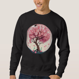 A Symbolic and Meaningful Pink Cherry Blossom Tree Sweatshirt