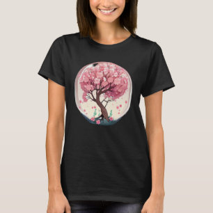 A Symbolic and Meaningful Pink Cherry Blossom Tree T-Shirt