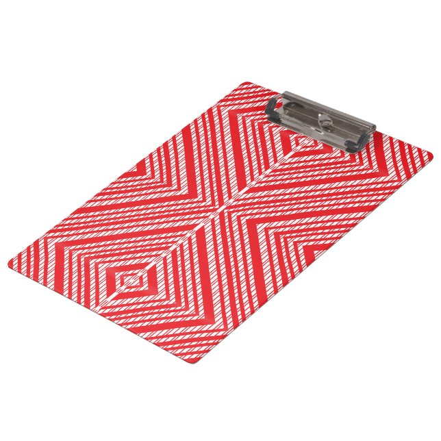 A symmetrical pattern featuring red, orange, and p clipboard (Angled)
