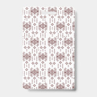 A symmetrical white wrapping paper featuring a rep