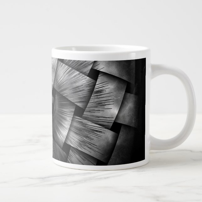 A-Synchronous Ethereal Clouds Large Coffee Mug (Right)