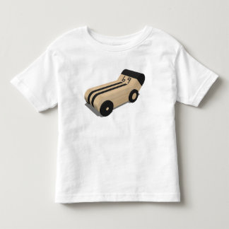 A T-shirt with a toy rally car number 69.
