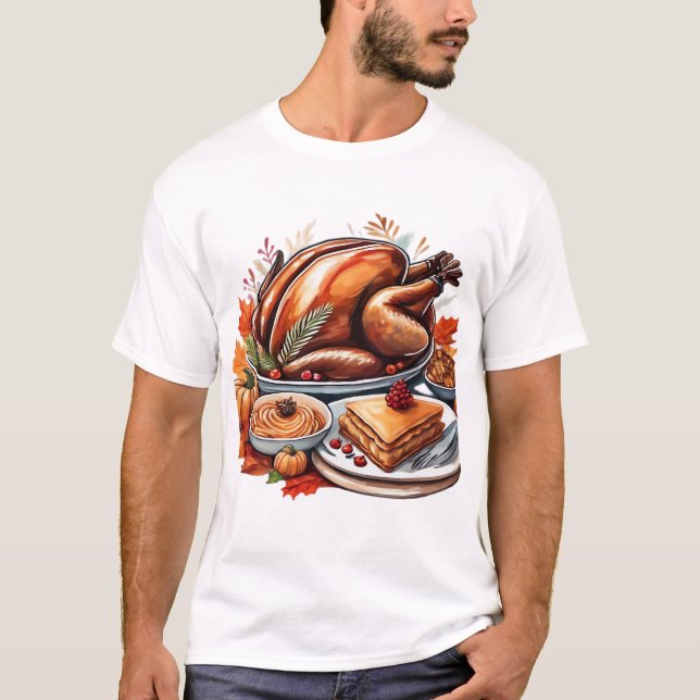 A Table Full of Gratitude Classic T-Shirt (Front)
