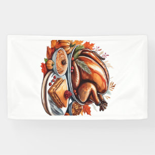 A Table Full of Gratitude Classic T-Shirt Banner