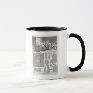 A tailor's workshop and patterns, from the 'Encycl Mug