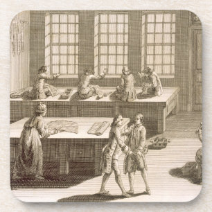 A tailor's workshop, from the 'Encyclopedie des Sc Coaster