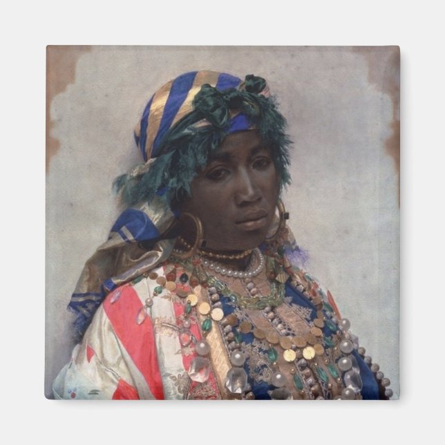 A Tangerian Beauty Magnet (Front)