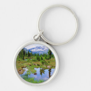 A tarn in the backcountry of Vancouver Island Key Ring