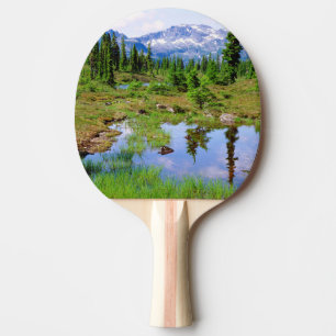 A tarn in the backcountry of Vancouver Island Ping Pong Paddle
