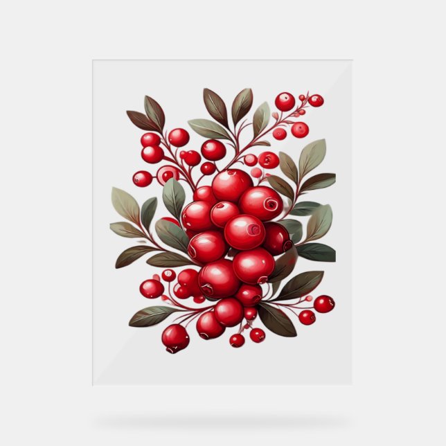 A Tart & Tasty Superfruit Classic T-Shirt Acrylic Sign (Front)