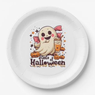 A Taste of Halloween Paper Plate