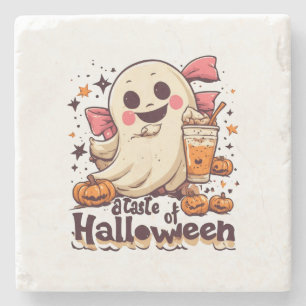 A Taste of Halloween Stone Coaster