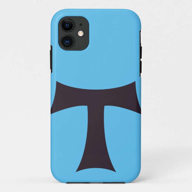 A tau cross Saint Anthony cross Case-Mate iPhone Case (Back)