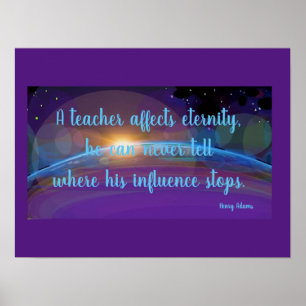 A Teacher Affects Eternity Poster