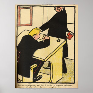 A teacher reprimands his pupil from Crimes Poster