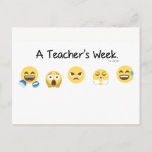 A Teacher's Week Postcard