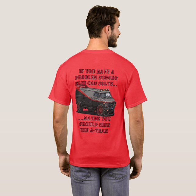 A-Team logo with van shirt (Back Full)