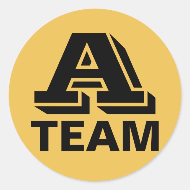 A Team Recognition Sticker (Front)
