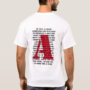 A team van long text light T-Shirt