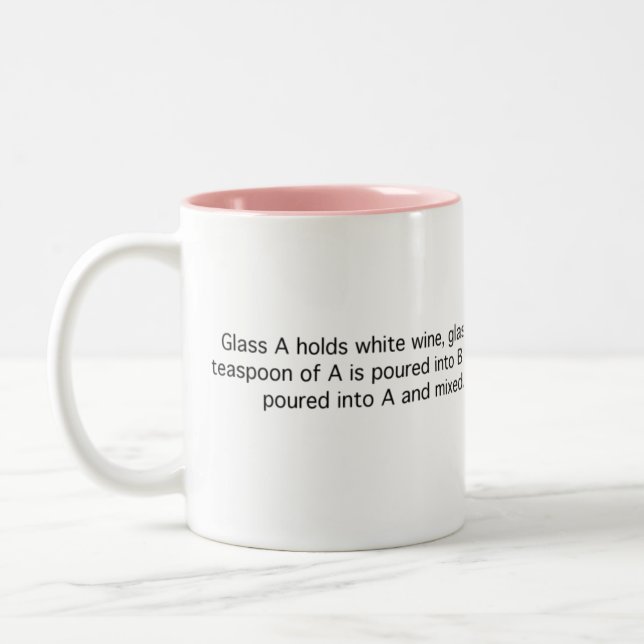 A Teaspoon Of Wines Two-Tone Coffee Mug (Left)