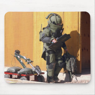 A technician mouse pad