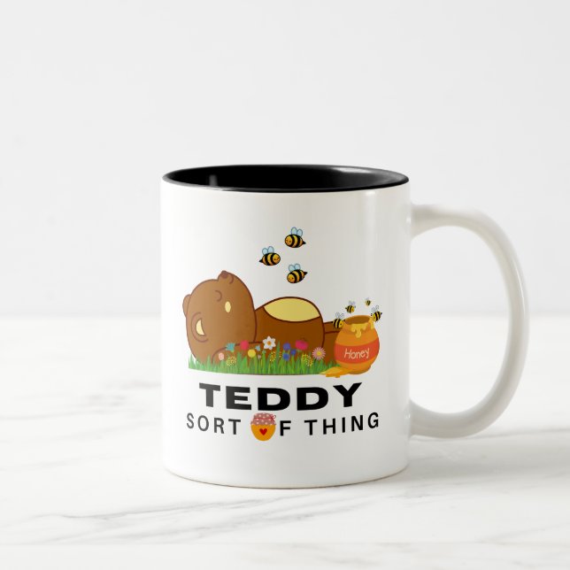 A TEDDY Sort of Thing. Two-Tone Coffee Mug (Right)
