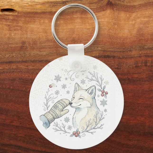 A Tender Winter Boop Key Ring (Back)