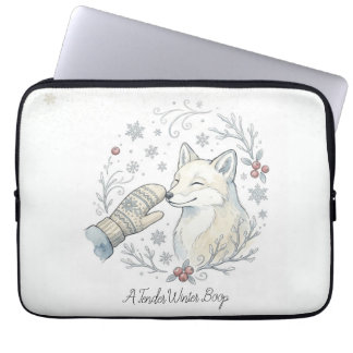 A Tender Winter Boop Laptop Sleeve