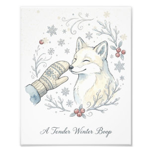A Tender Winter Boop Photo Print