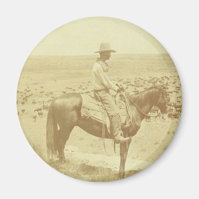 A Texas Cowboy Magnet (Front)