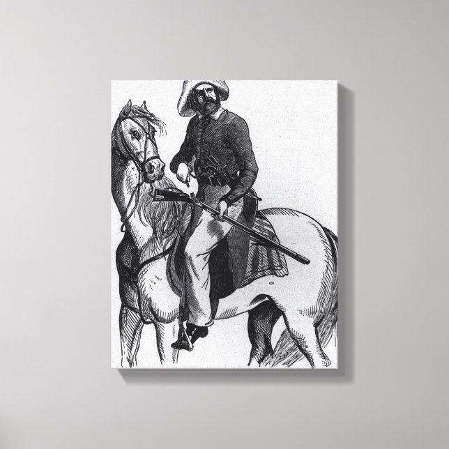 A Texas Ranger Canvas Print (Front)