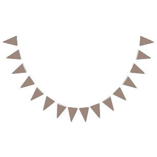 A textured background of various shades of brown,  bunting 