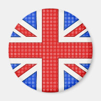 A textured Union Jack flag.