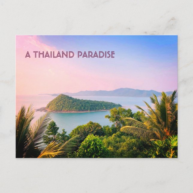 A Thailand Paradise Postcard (Front)