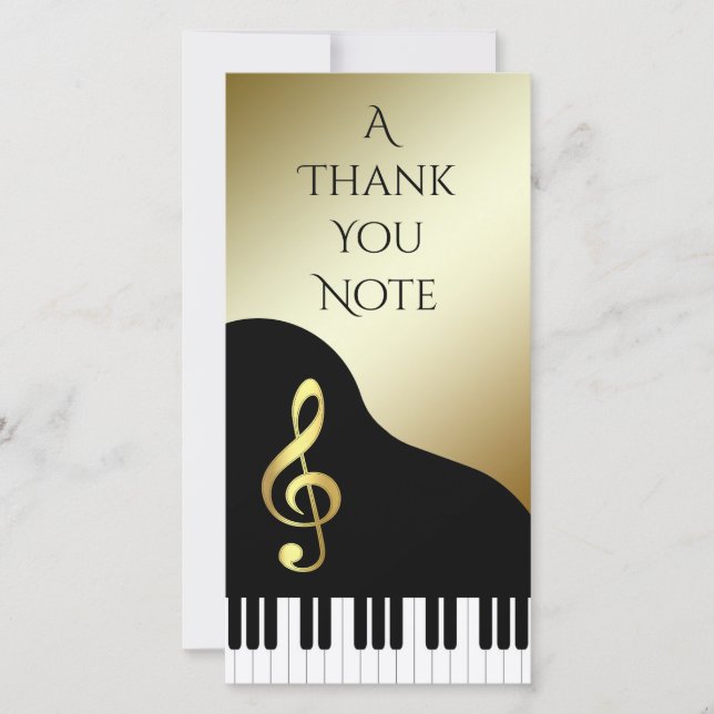A Thank You Symphony Card (Front)