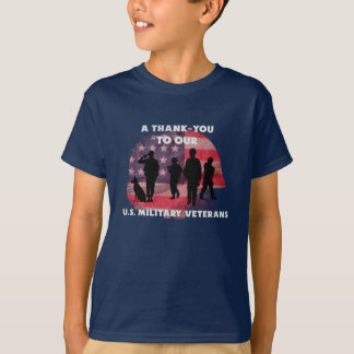 A Thank-You To Our US Military Veteran's T-Shirt