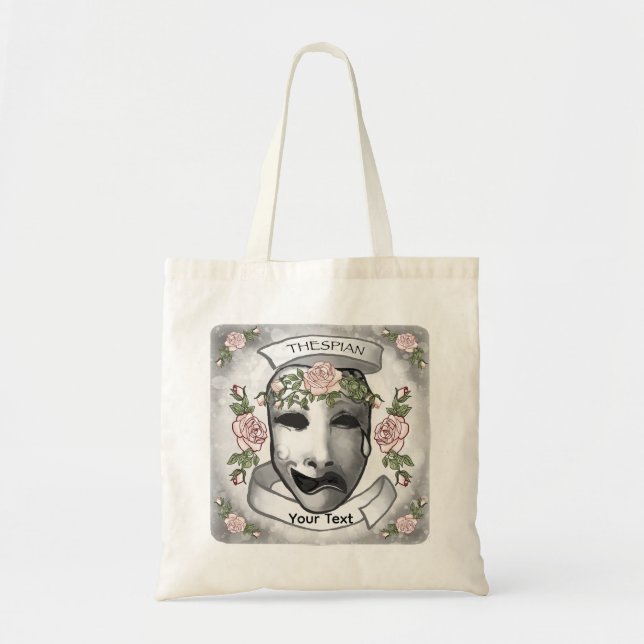 A Thespian  Actor Masks Tote Bag (Front)