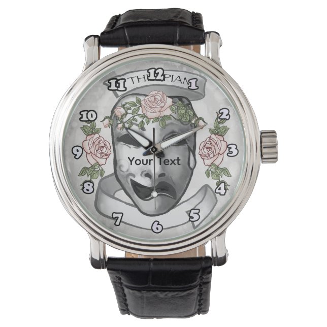 A Thespian  Actor Masks Watch (Front)