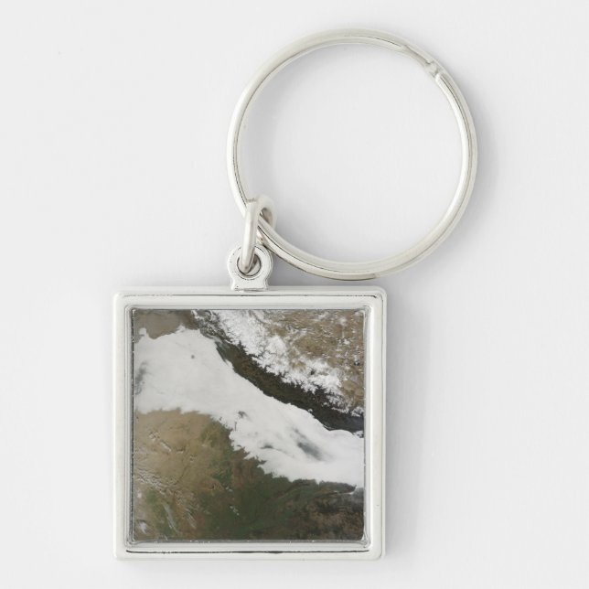 A thick bank of low clouds key ring (Front)