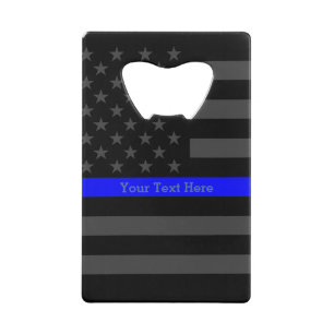 A Thin Blue Line US Flag Personalised Easily