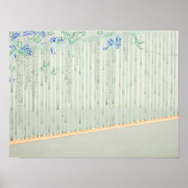 "A Thousand Grasses 3“ Kamisaka Sekka Ukiyo-E   Poster (Front)