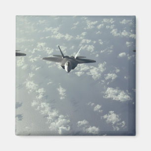 A three-ship formation of F-22 Raptors Magnet