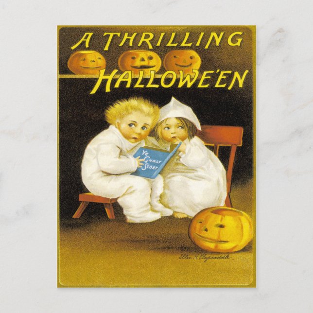 A Thrilling Halloween Postcard (Front)