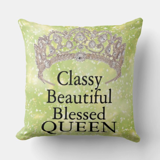 A Throw Pillow Fit for a Queen (Front)