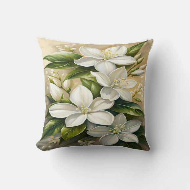 A Throw Pillow Infused with Serenity (Front)