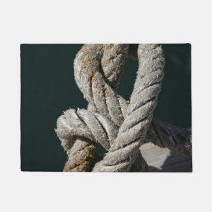 A Tied Knot On A Jetty Portugal Doormat