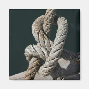 A Tied Knot On A Jetty Portugal Magnet