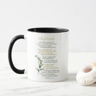 A time for everything - Ecclesiaste 3: 1-8 Mug
